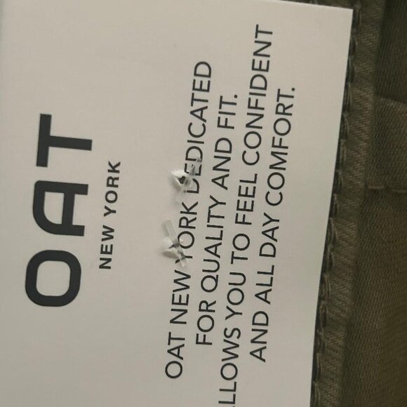OAT NEW YORK high rise wide leg jeans in martini olive size 29 NWT - Picture 9 of 9